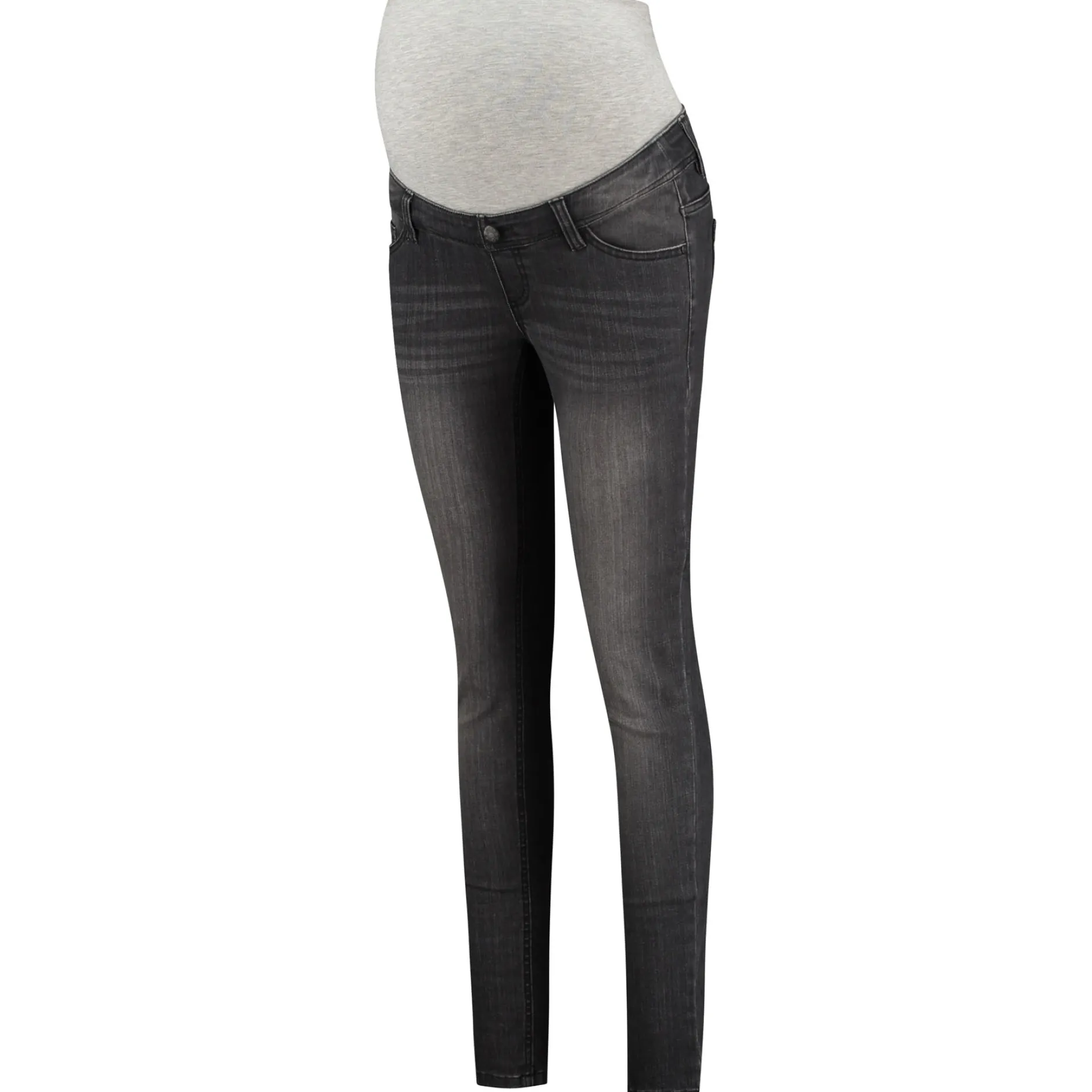 Basics|Jeans*Prénatal zwangerschapsjeans lang zwart Black Denim