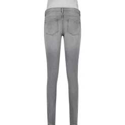 Jeans|Broeken*Prénatal zwangerschapsjeans lang effen grijs Mid Grey Denim