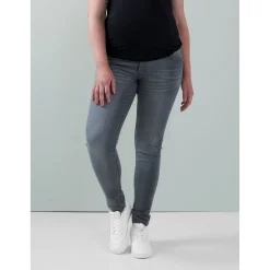 Basics|Jeans*Prénatal zwangerschapsjeans lang grijs Mid Grey Denim