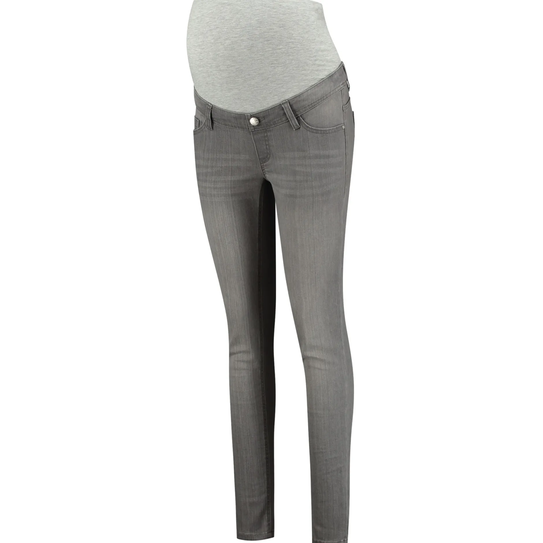 Basics|Jeans*Prénatal zwangerschapsjeans lang grijs Mid Grey Denim