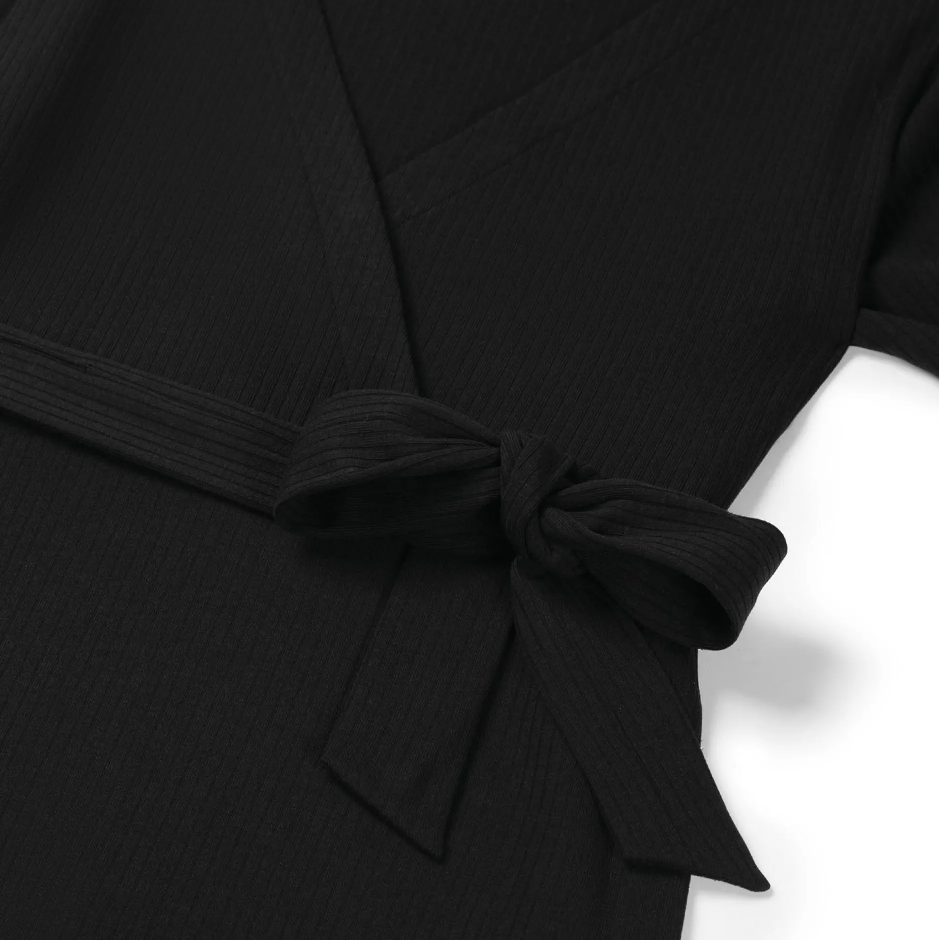 Voedingsjurken|Basics*Prénatal zwangerschapsjurk korte mouwen effen zwart Black