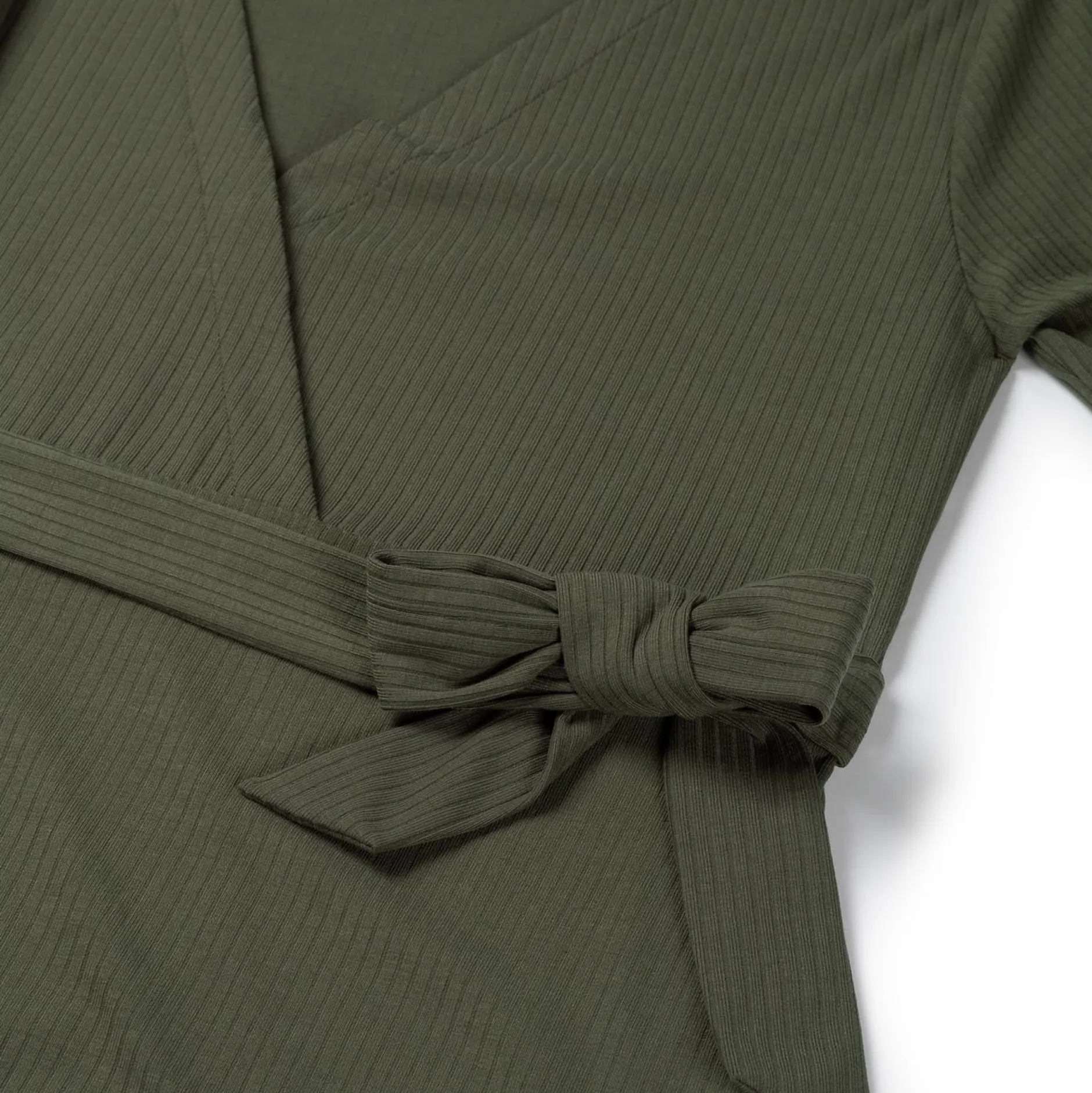 Voedingsjurken|Basics*Prénatal zwangerschapsjurk korte mouwen effen groen Darkgreen