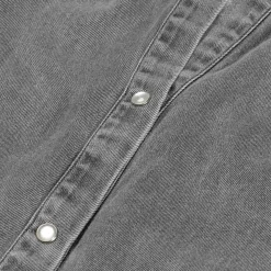 Voedingsjurken|Jurken & Rokken*Prénatal zwangerschapsjurk maxi effen grijs Mid Grey Denim