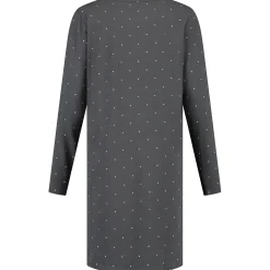 Pyjama's*Prénatal zwangerschapspyjama lange mouwen all over print grijs Darkgrey