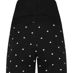 Pyjama's*Prénatal zwangerschapspyjama short kort hartjes zwart Black