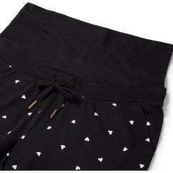 Pyjama's*Prénatal zwangerschapspyjama short kort hartjes zwart Black