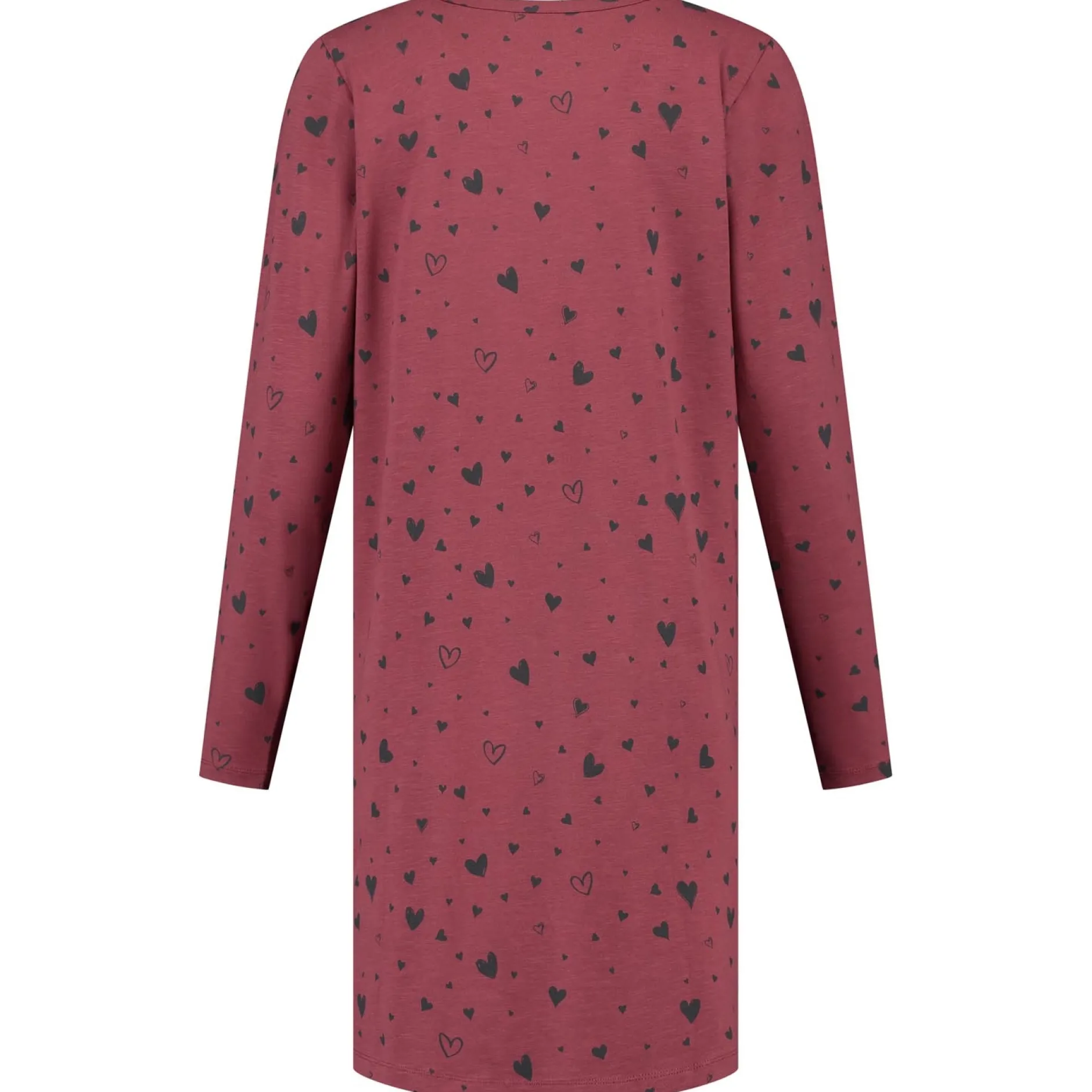 Pyjama's*Prénatal zwangerschapspyjama lange mouwen all over print rood Dark Redshade