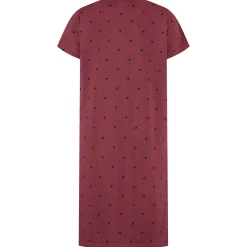 Pyjama's*Prénatal zwangerschapspyjama korte mouwen all over print rood Dark Redshade