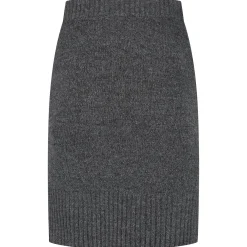 Jurken & Rokken*Prénatal zwangerschapsrok kort effen grijs Dark Graphite Melang