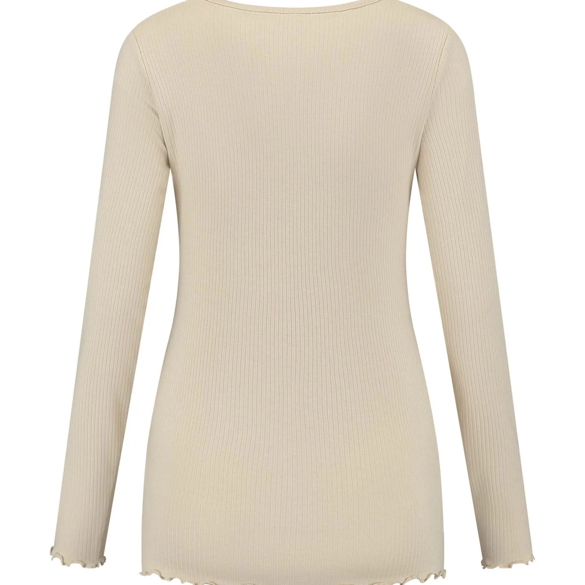 Basics|Shirts & Tops*Prénatal zwangerschapsshirt lange mouwen effen beige Almond
