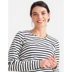 Shirts & Tops*Prénatal zwangerschapsshirt lange mouwen strepen zwart Black