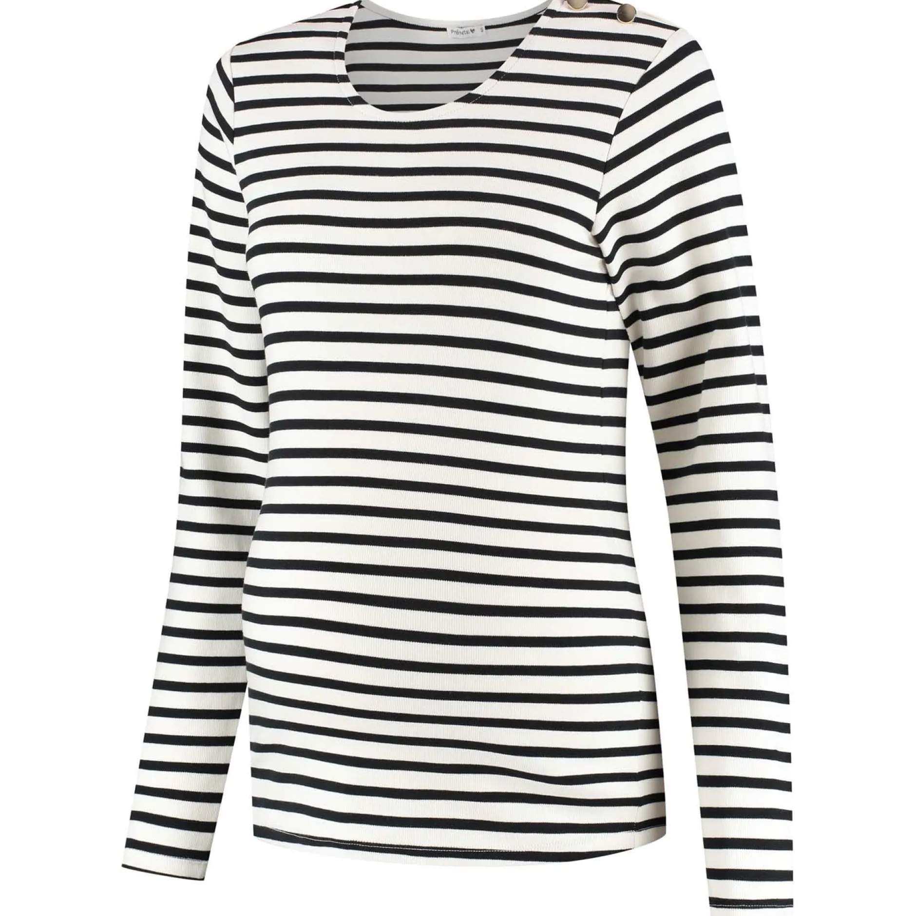 Shirts & Tops*Prénatal zwangerschapsshirt lange mouwen strepen zwart Black