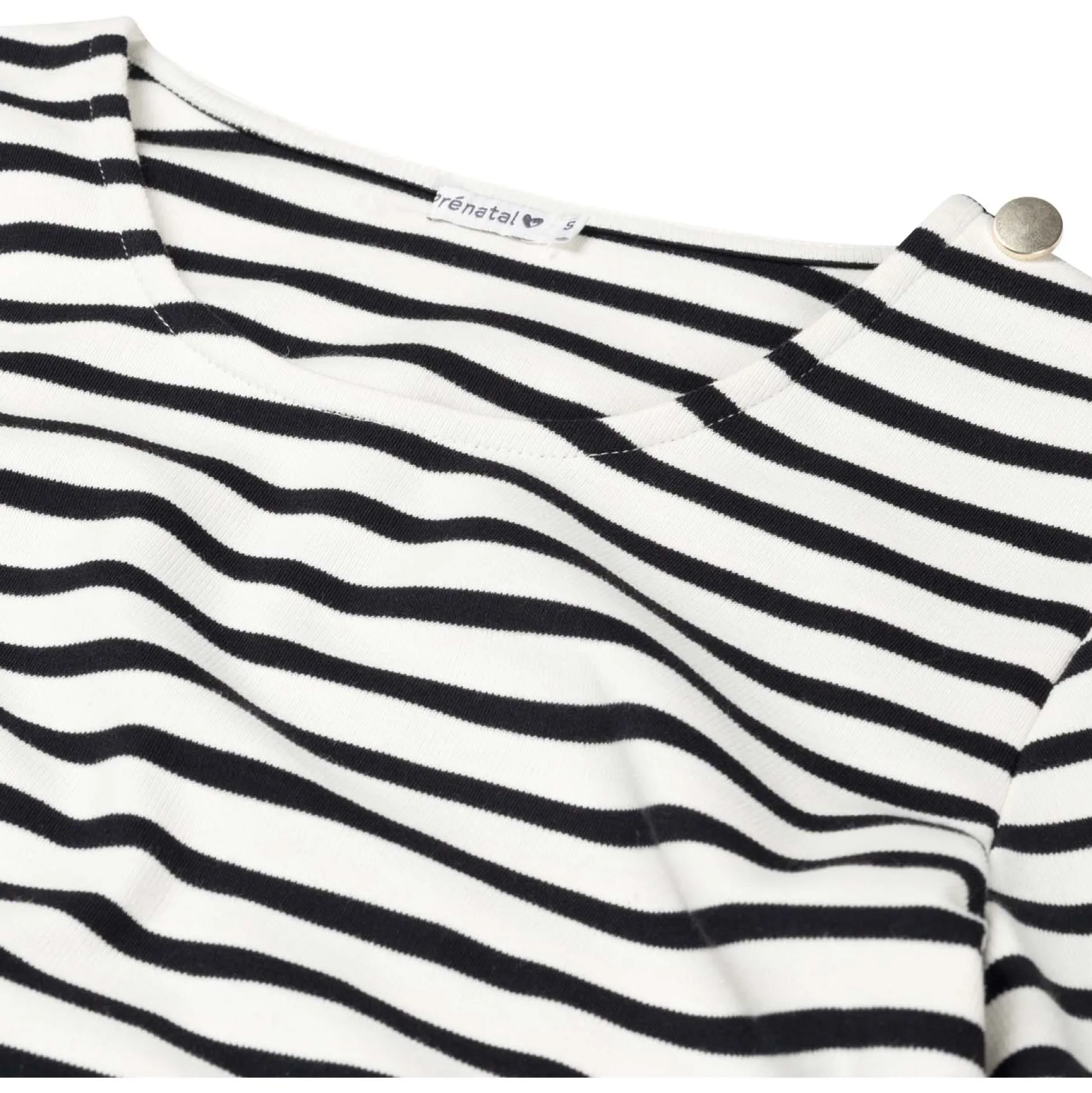 Shirts & Tops*Prénatal zwangerschapsshirt lange mouwen strepen zwart Black