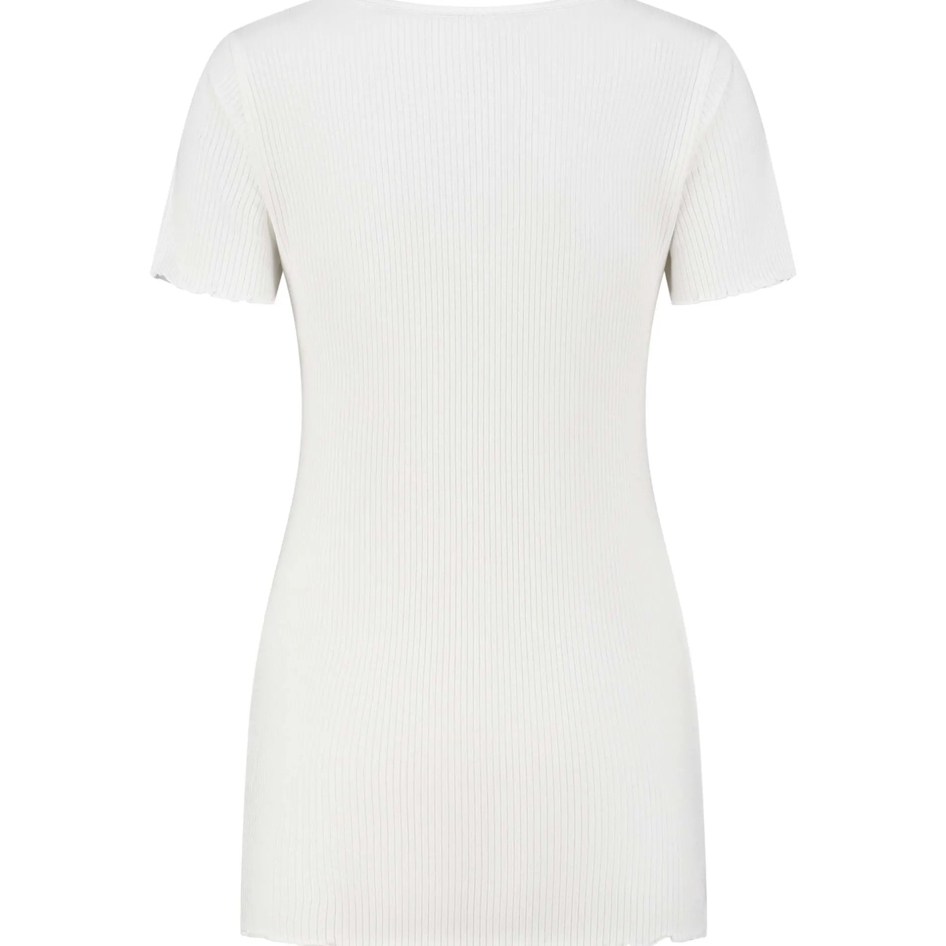 Basics|Shirts & Tops*Prénatal zwangerschapsshirt korte mouwen effen beige Ecru