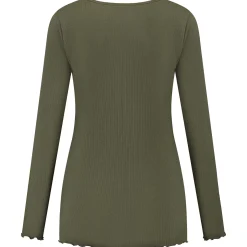 Basics|Shirts & Tops*Prénatal zwangerschapsshirt lange mouwen effen groen Forestgreen
