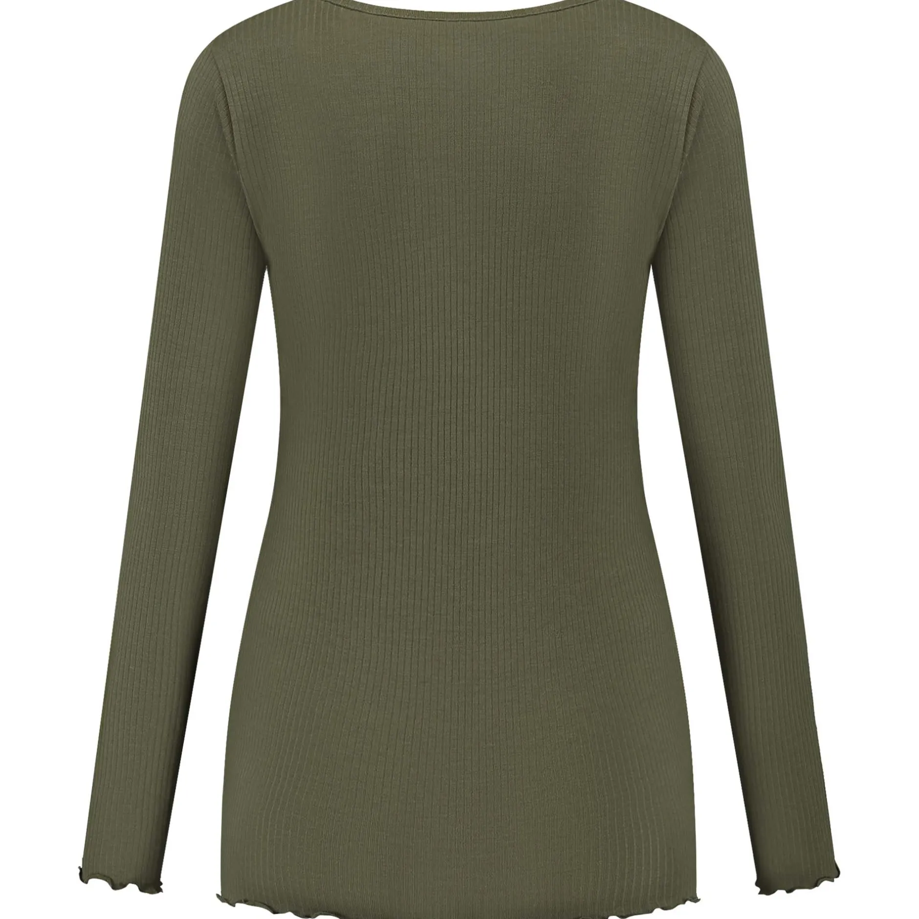 Basics|Shirts & Tops*Prénatal zwangerschapsshirt lange mouwen effen groen Forestgreen