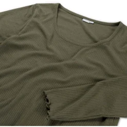 Basics|Shirts & Tops*Prénatal zwangerschapsshirt lange mouwen effen groen Forestgreen