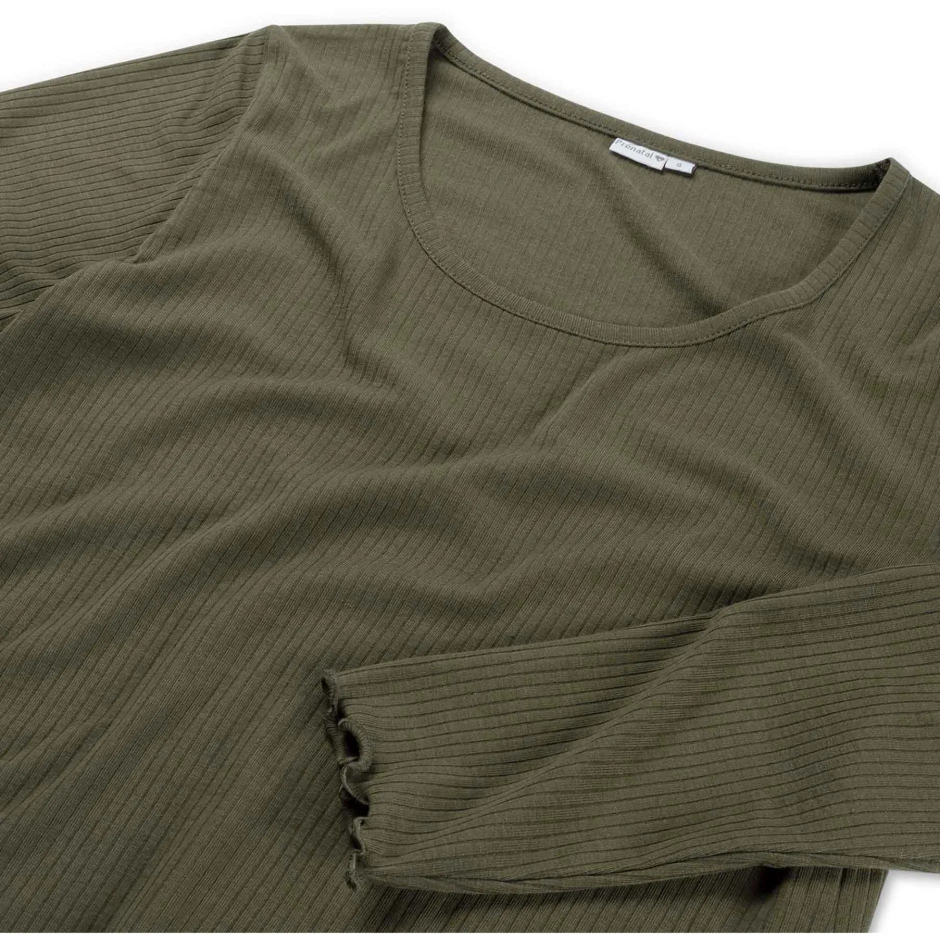 Basics|Shirts & Tops*Prénatal zwangerschapsshirt lange mouwen effen groen Forestgreen