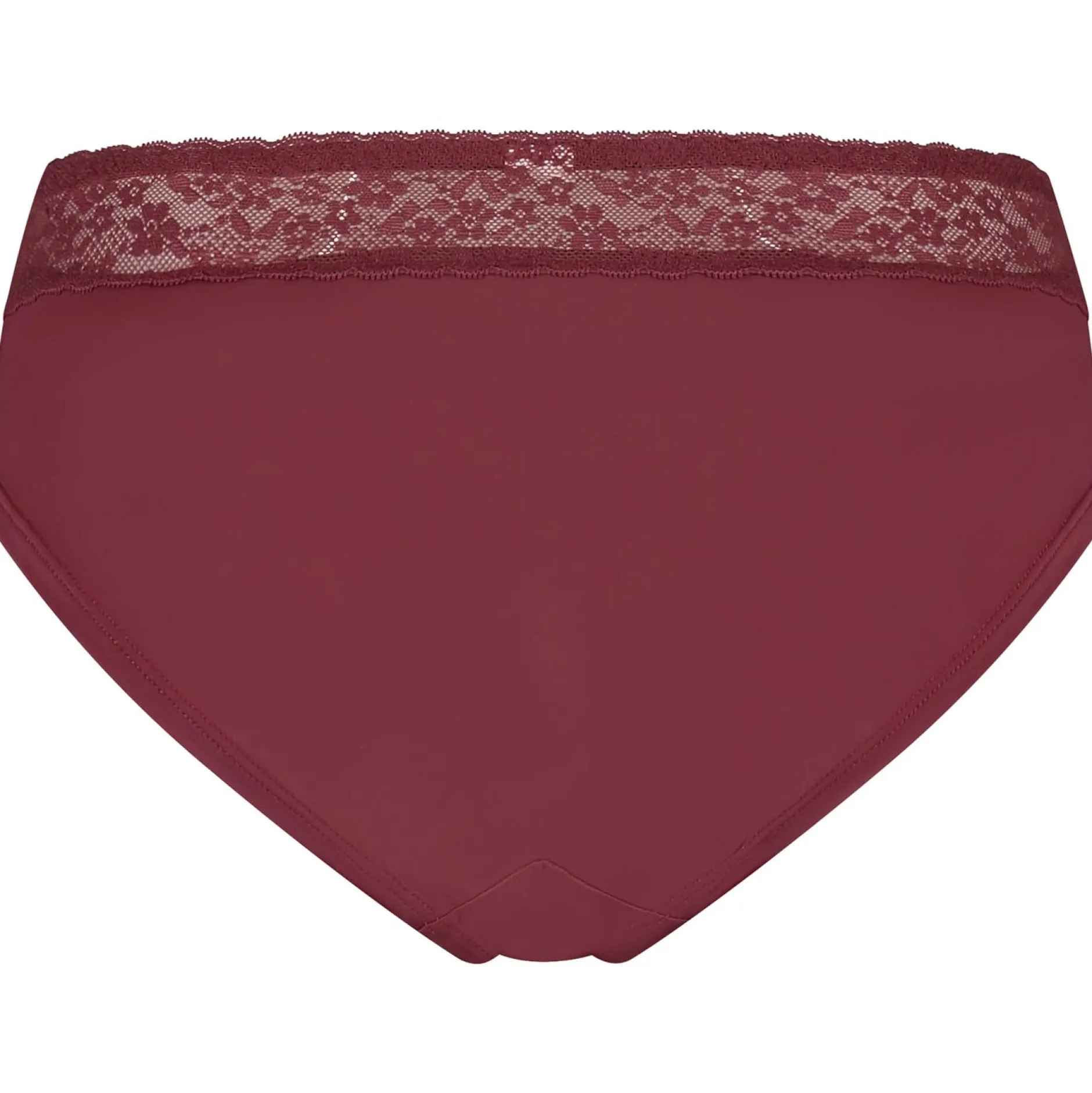 Slips*Prénatal zwangerschapsslip effen rood Winered