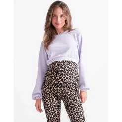 Truien & Vesten*Prénatal zwangerschapssweater lange mouwen effen paars Light Purple