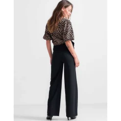 Shirts & Tops*Prénatal zwangerschapstop korte mouwen panterprint bruin Bisquit