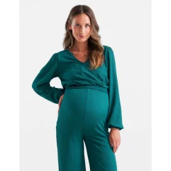 Shirts & Tops*Prénatal zwangerschapstop lange mouwen effen turquoise Seagreen