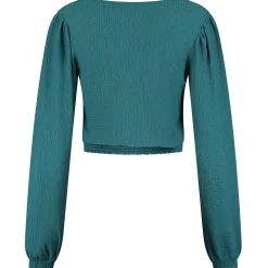 Shirts & Tops*Prénatal zwangerschapstop lange mouwen effen turquoise Seagreen