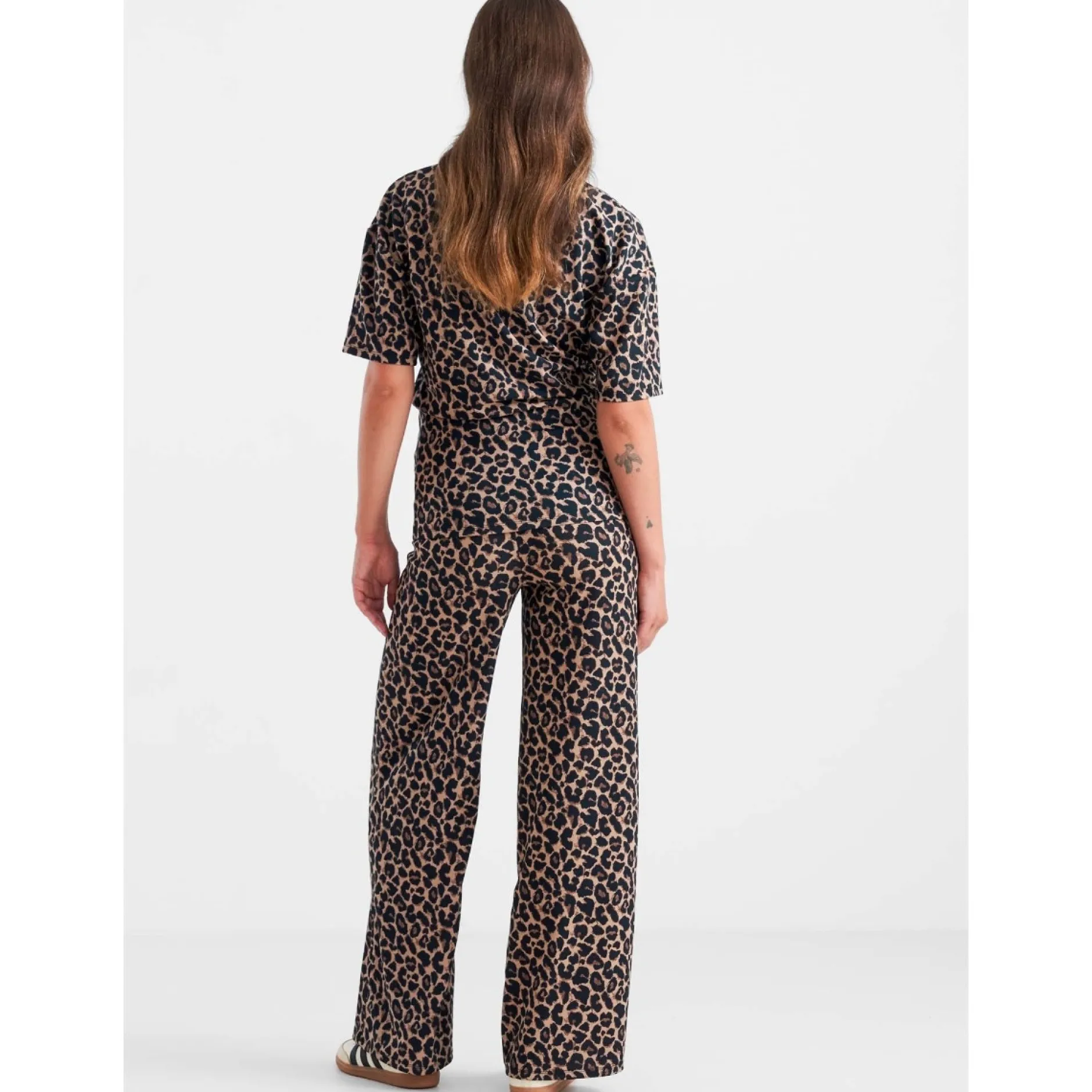 Complete Kledingsets|Shirts & Tops*Prénatal zwangerschapstop & broek panter Black