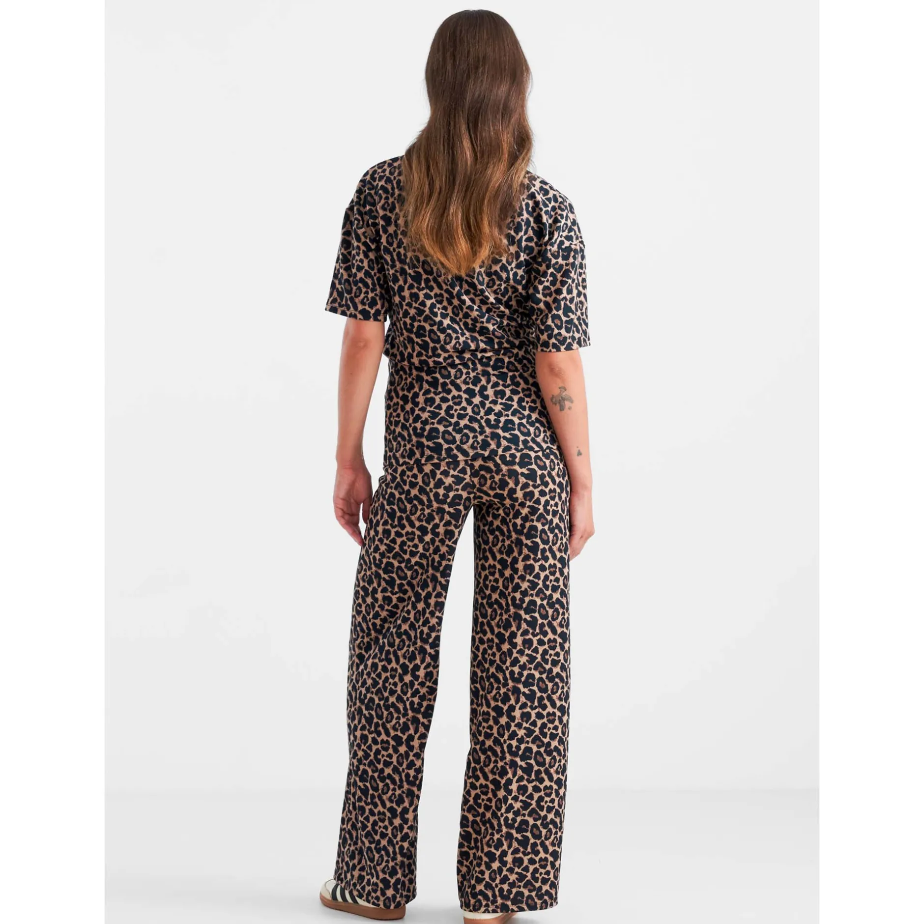 Complete Kledingsets|Shirts & Tops*Prénatal zwangerschapstop & broek panter Black