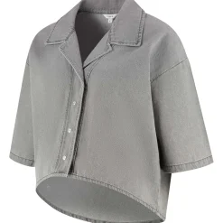 Shirts & Tops*Prénatal zwangerschapstop driekwart mouwen effen grijs Mid Grey Denim