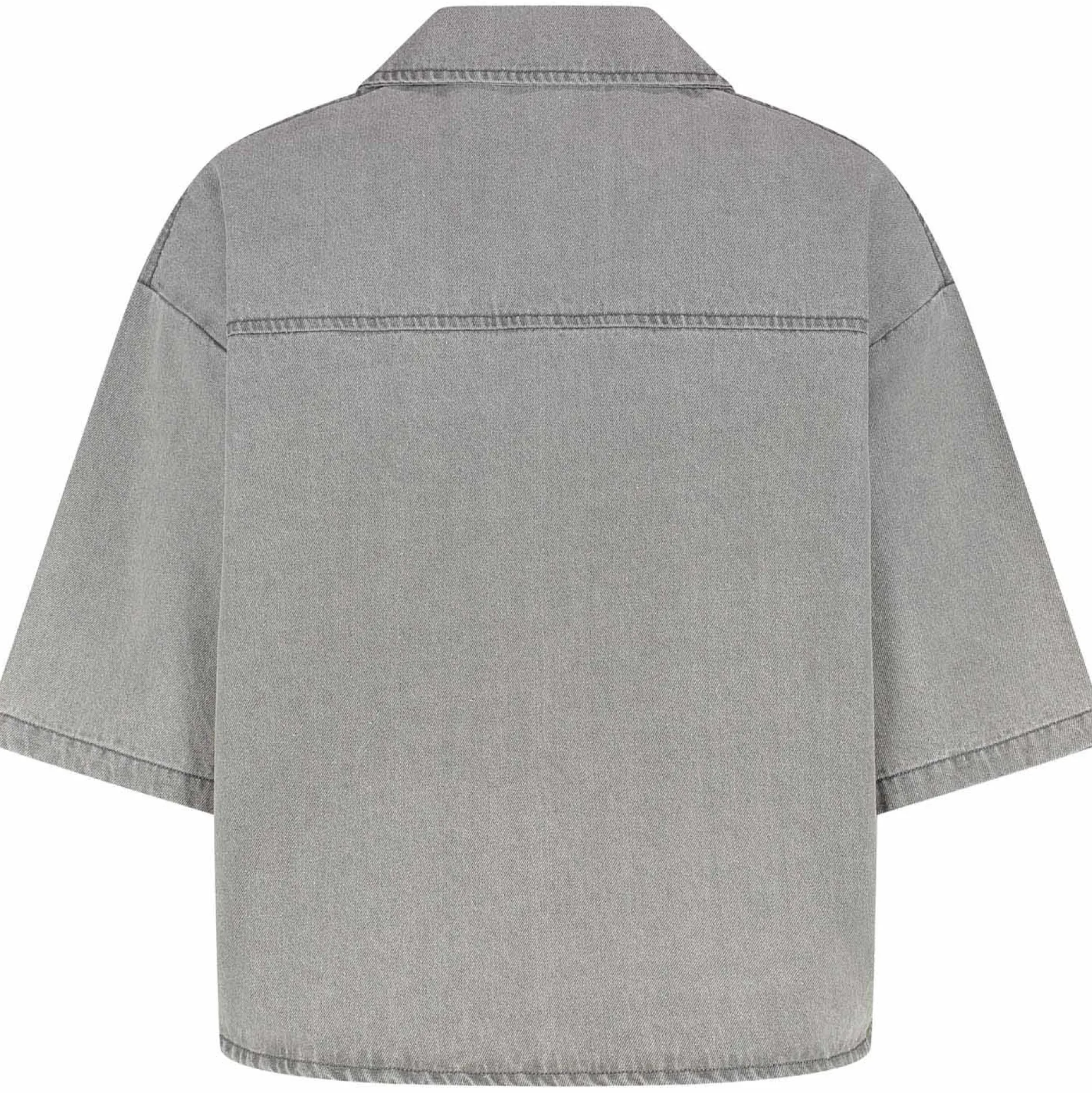 Shirts & Tops*Prénatal zwangerschapstop driekwart mouwen effen grijs Mid Grey Denim