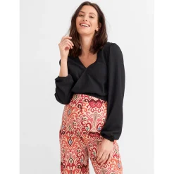 Shirts & Tops*Prénatal zwangerschapstop lange mouwen effen zwart Black