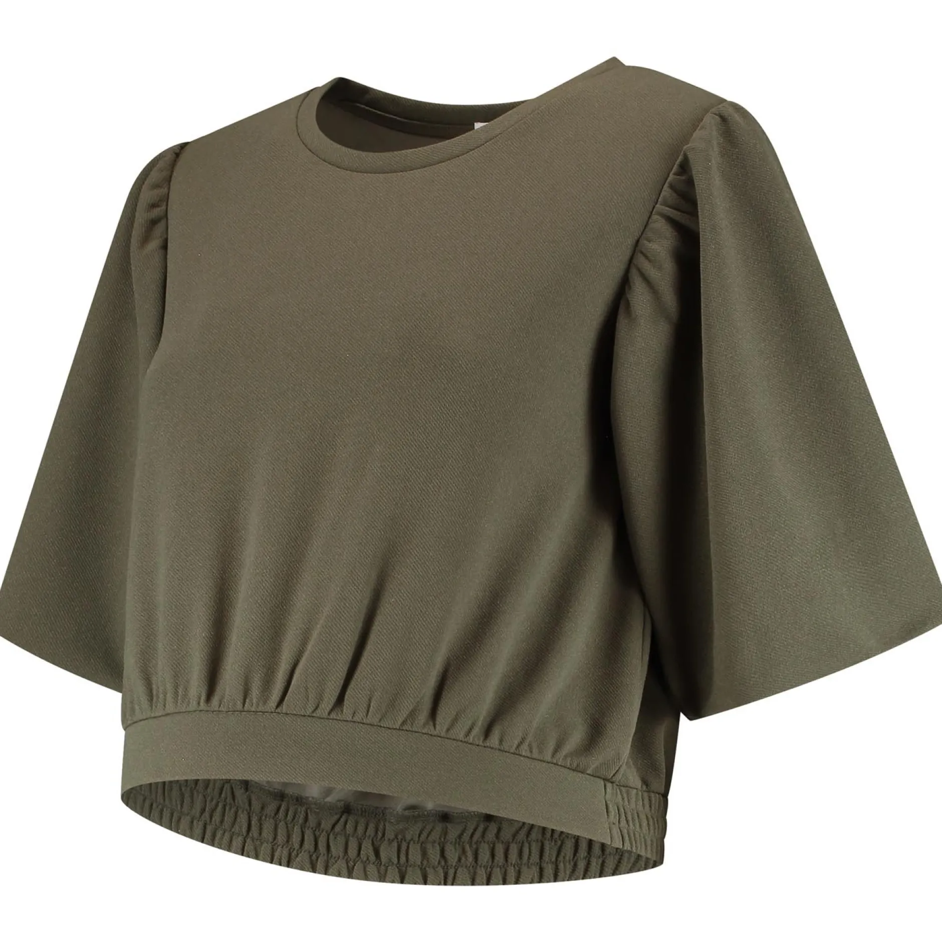 Shirts & Tops*Prénatal zwangerschapstop korte mouwen effen groen Dark Leaf Green