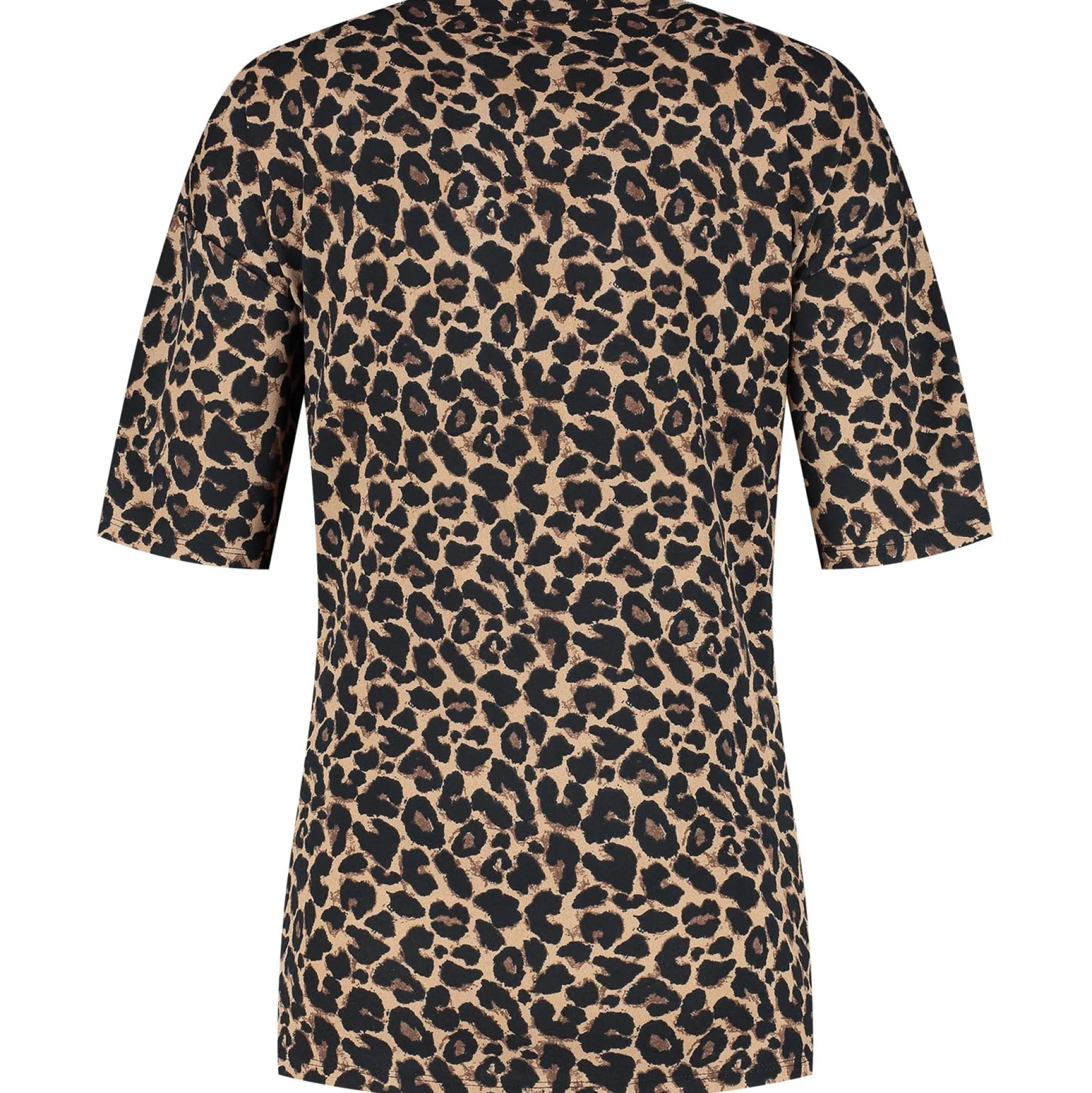 Shirts & Tops*Prénatal zwangerschapstop korte mouwen panterprint zwart Black