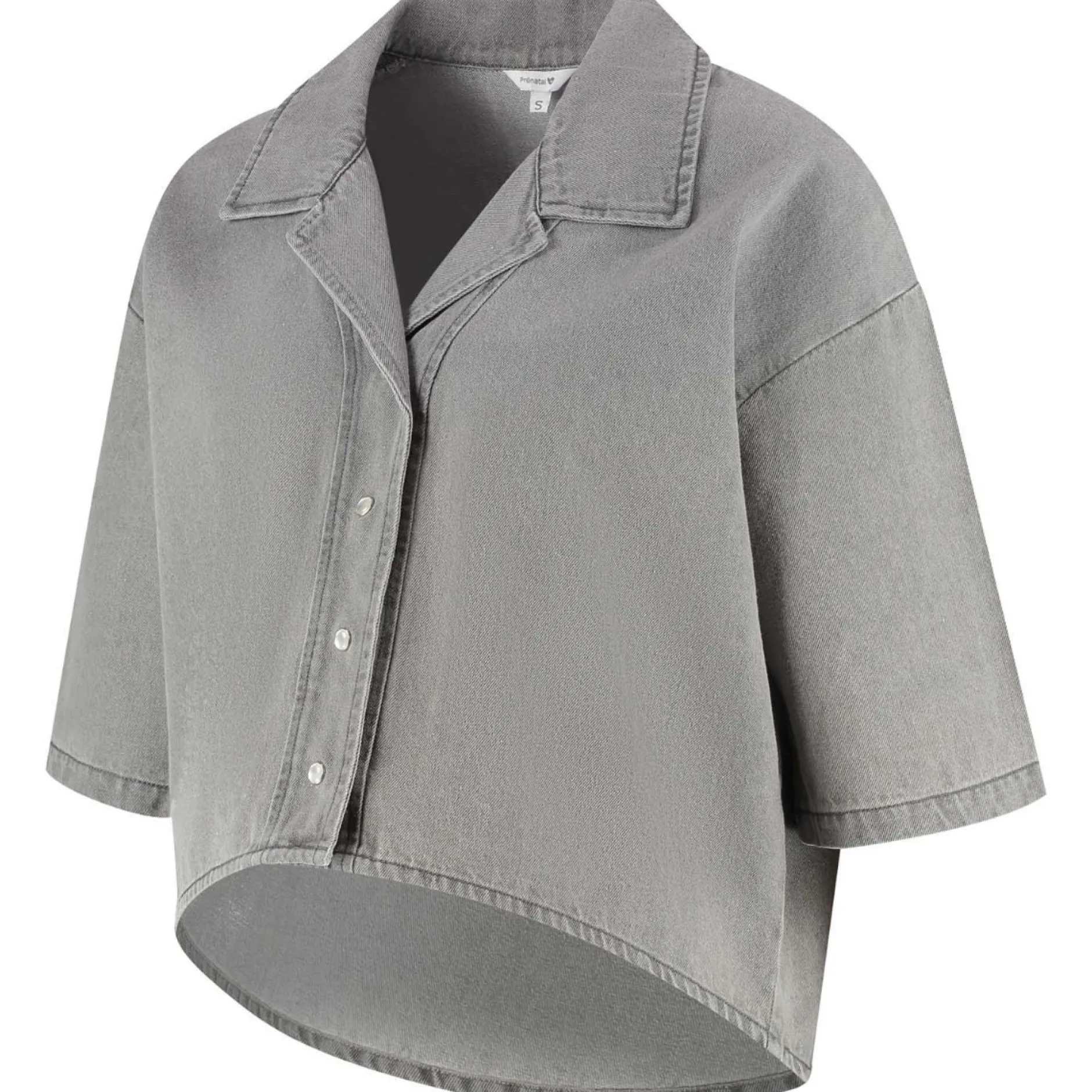 Truien & Vesten|Complete Kledingsets*Prénatal zwangerschapstop, shirt & broek Mid Grey Denim