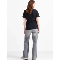 Shirts & Tops*Prénatal zwangerschapstop korte mouwen effen zwart Black
