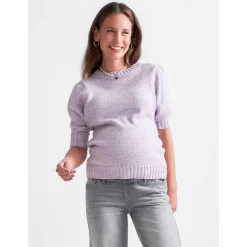 Truien & Vesten*Prénatal zwangerschapstrui driekwart mouwen effen paars Light Purple