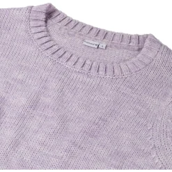 Truien & Vesten*Prénatal zwangerschapstrui driekwart mouwen effen paars Light Purple