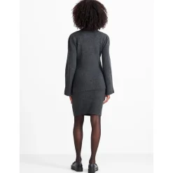 Truien & Vesten*Prénatal zwangerschapstrui lange mouwen effen grijs Dark Graphite Melang