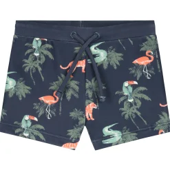 Zwembroeken|Zwemkleding*Prénatal zwemboxer dieren  all over print blauw Dark Bluegrey