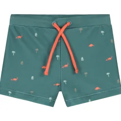 Zwembroeken|Zwemkleding*Prénatal zwemboxer dinosaurussen  dierenprint groen Dark Green Blue
