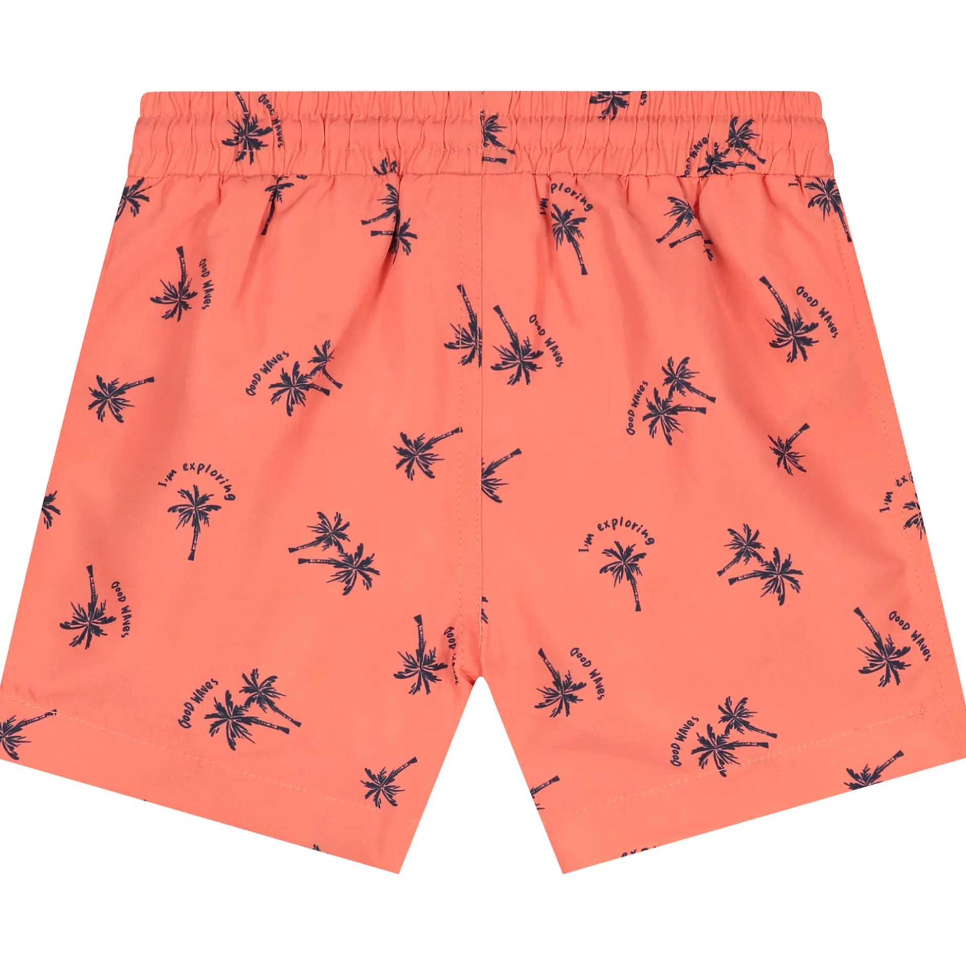 Zwembroeken|Zwemkleding*Prénatal zwemshort palmbomen all over print oranje Midorange