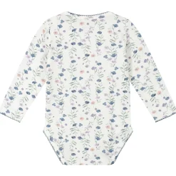 Rompers|Rompers*Prénatal Préntal romper poppy bloem wit Ivoor Wit