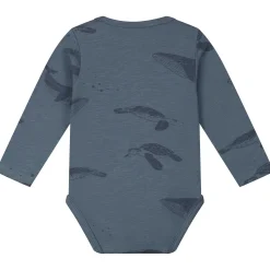 Rompers|Rompers*Prénatal Préntal romper schildpad blauw Steel Blue