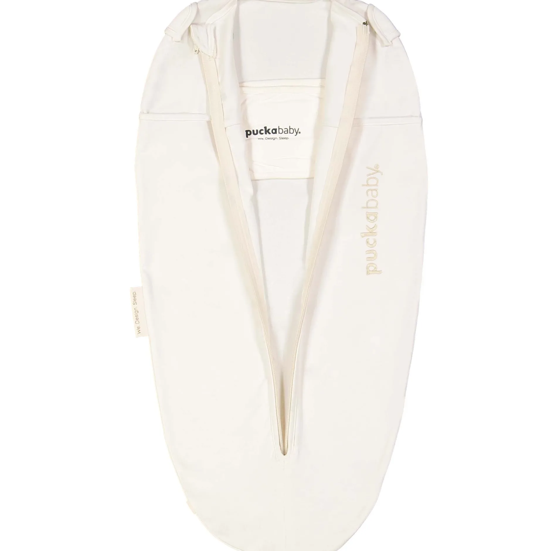 Inbakerdoeken & Inbakerslaapzakken*Puckababy mini Off-White