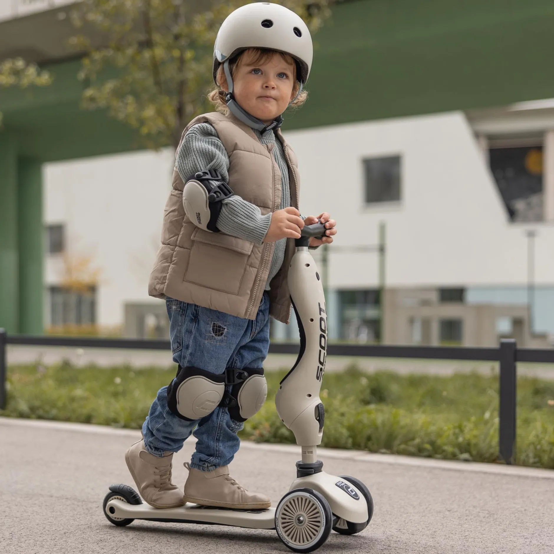 Loopfietsen & Loopwagens*Scoot & Ride Scoot and Ride beschermersset XXS Light Sand Brown