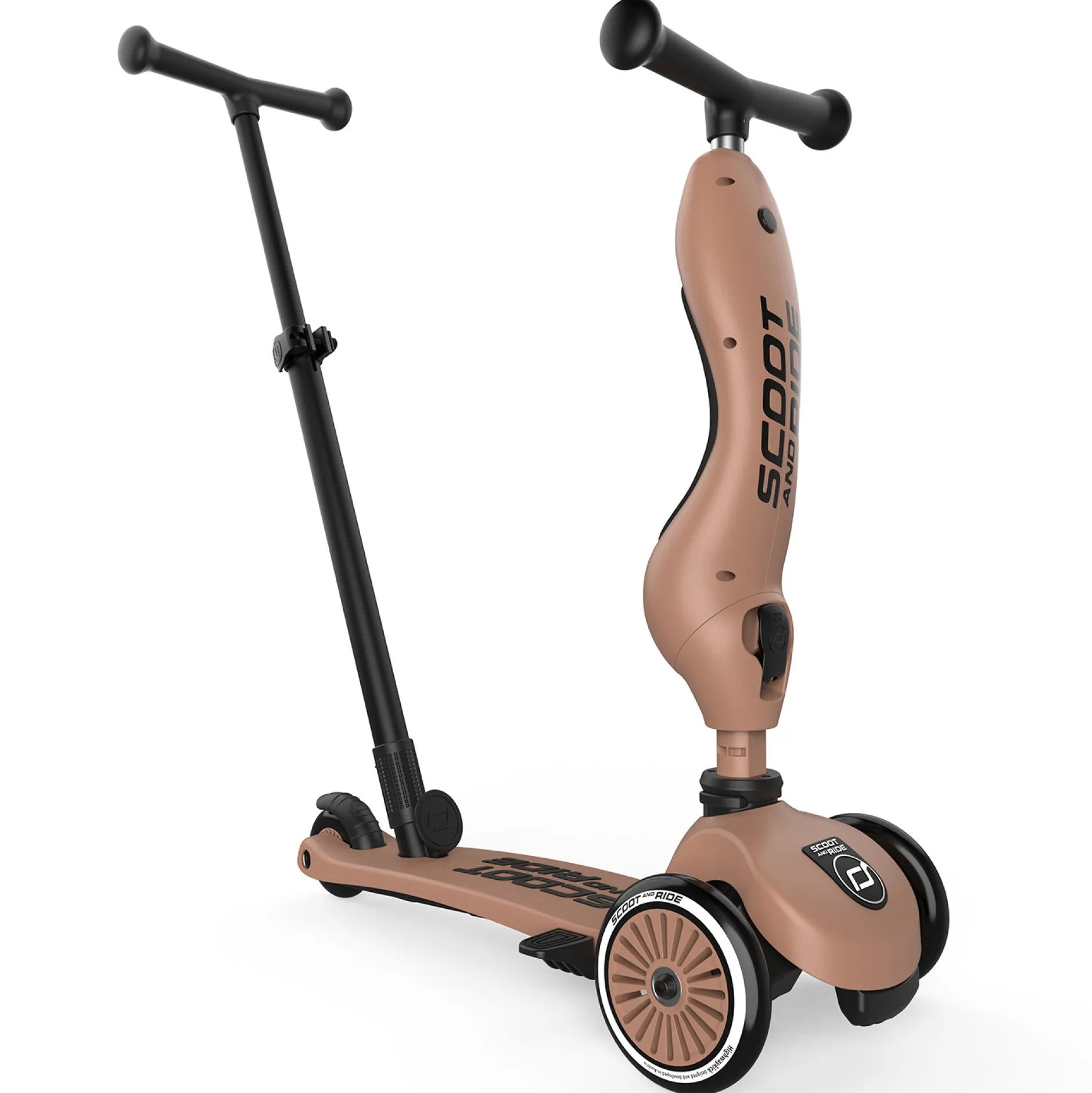 Loopfietsen & Loopwagens*Scoot & Ride Scoot and Ride High1 Push&Go Mocca