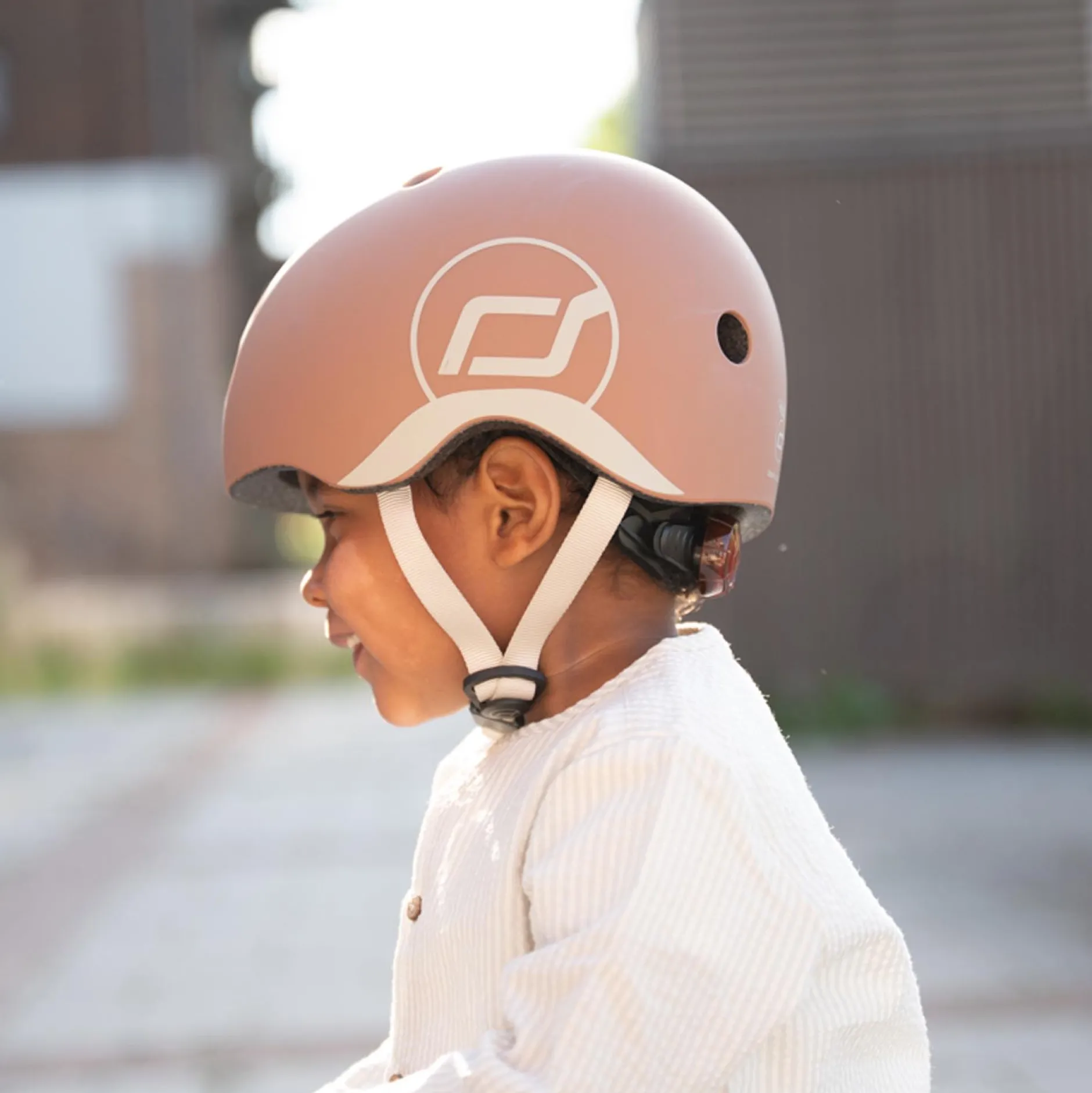 Loopfietsen & Loopwagens*Scoot & Ride Scoot and Ride kinderhelm XS Mocca
