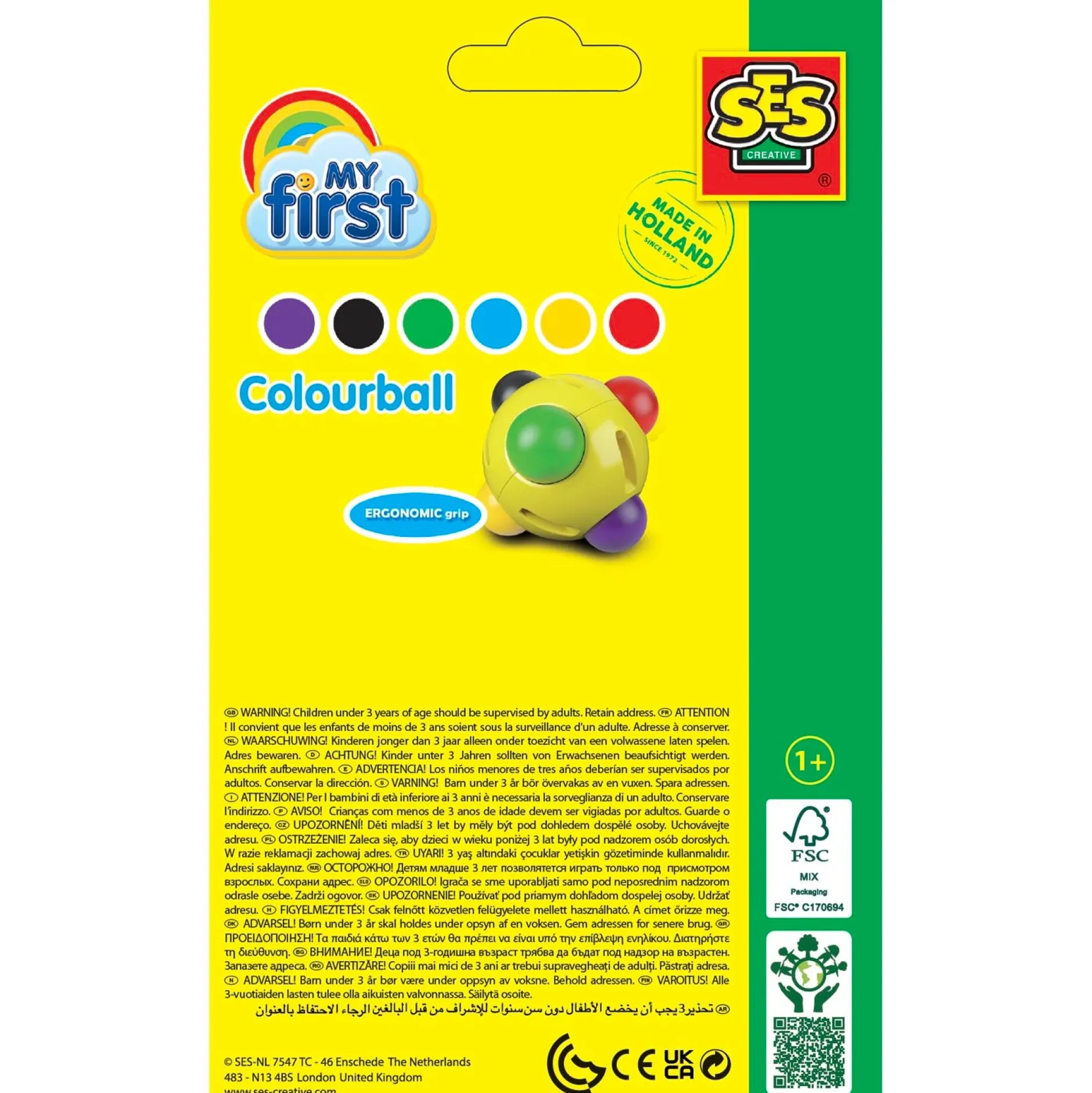 Tekenen|Puzzels & Spellen*SES My First - Colourball Multi