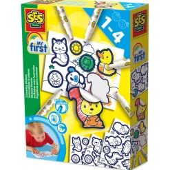 Tekenen|Puzzels & Spellen*SES My First - Stickers kleuren Multi